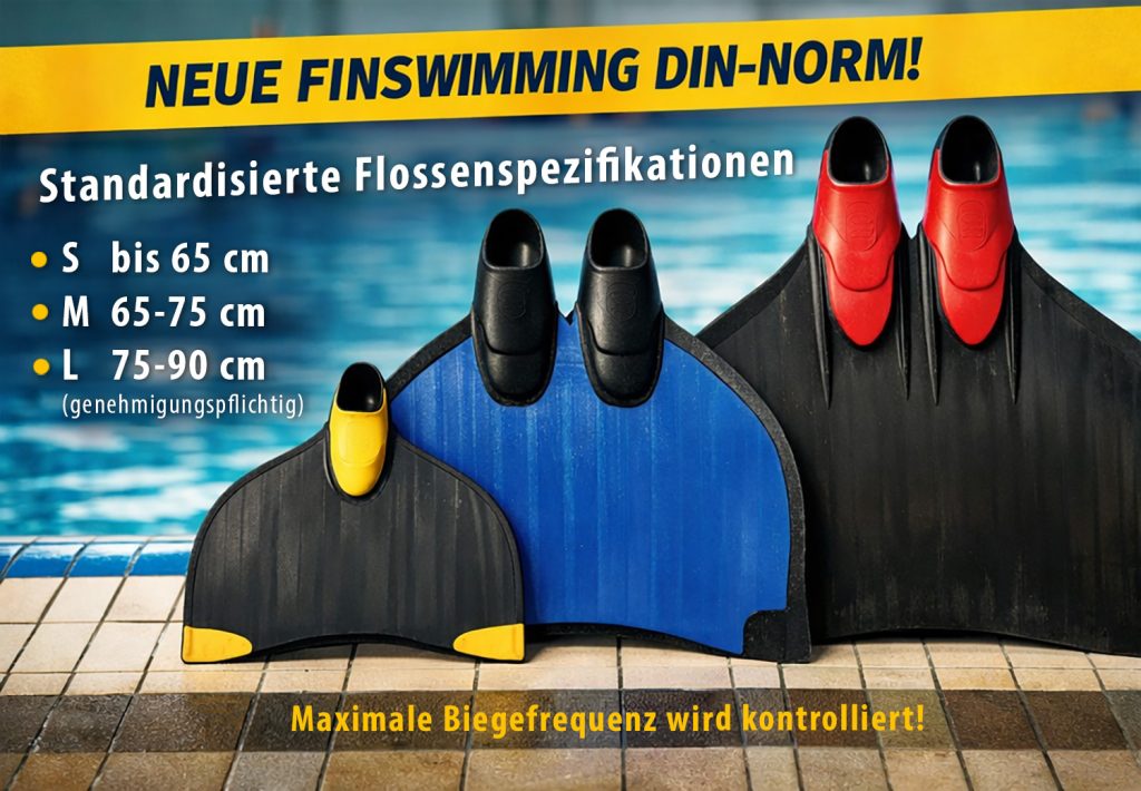Neue Finswimming DIN-Norm